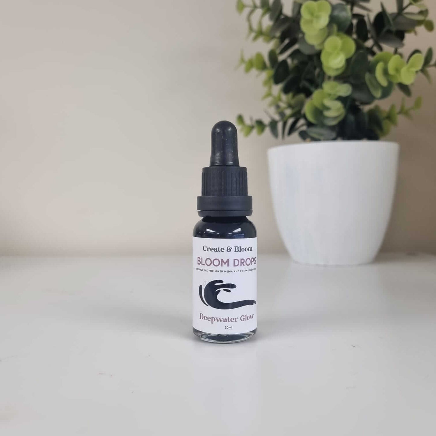 Bloom Ink Drops: Mixed Media Ink drops for Crafts - Deep Water Glow!