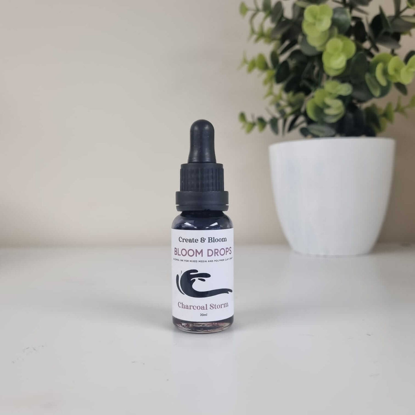 Bloom Ink Drops: Mixed Media Ink drops for Crafts - Charcoal Storm!