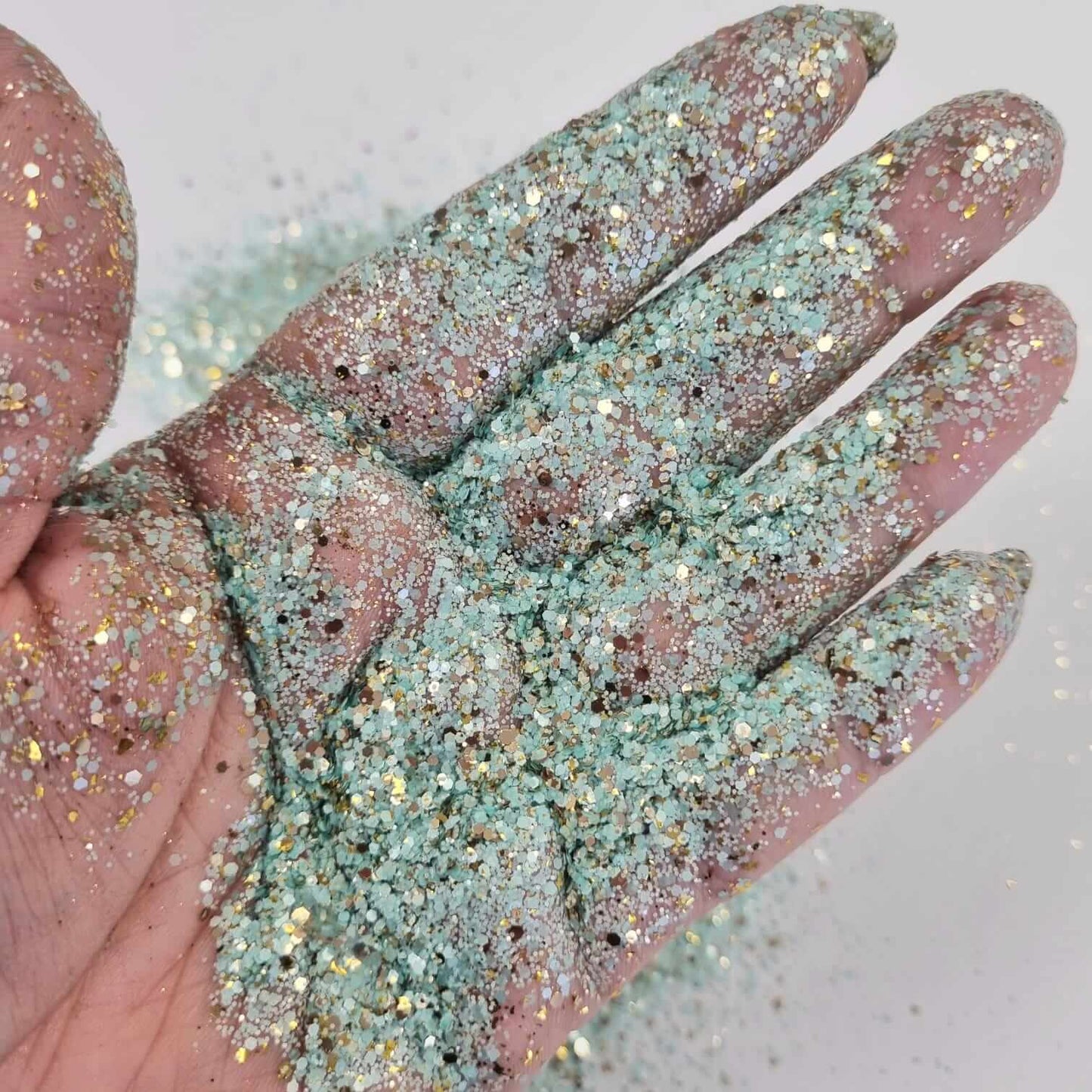 Ultra Sparkle with Gold Flake Bloom Glitter: Joy!