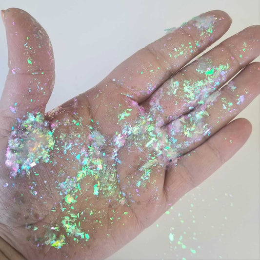 Super Special Goddess Flakes: Aqua Polychromatic Glitter