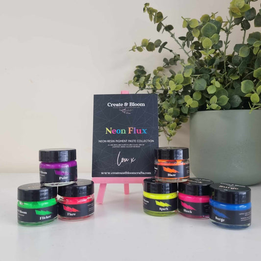 Opaque Resin Neon Pigment Paste Bundle: Neon Flux!