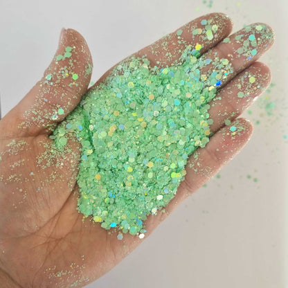 Pastel Magic Chunky Hex Collection: Feeling Minty!