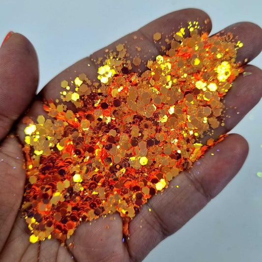 Extra AF Chunky Hex Collection: Blazin' Bellini