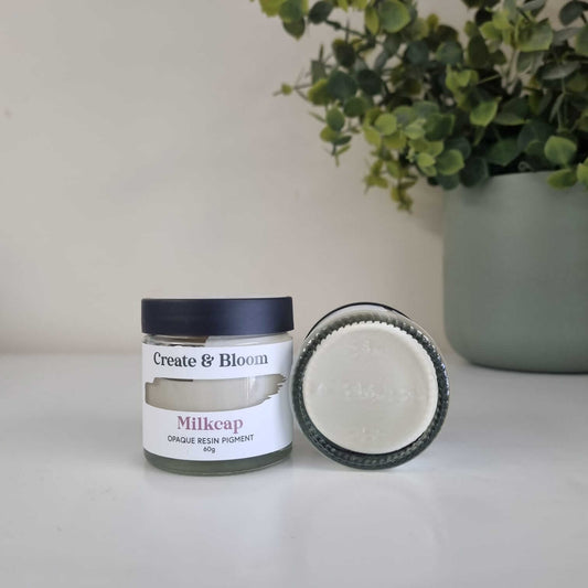 Opaque Epoxy Resin Pigment: Milk Cap!