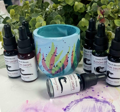 Bloom Ink Drops: Mixed Media Ink drops for Crafts - Charcoal Storm!
