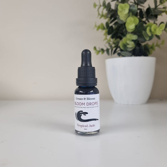 Bloom Ink Drops: Mixed Media Ink drops for Crafts - Tropical Jade!