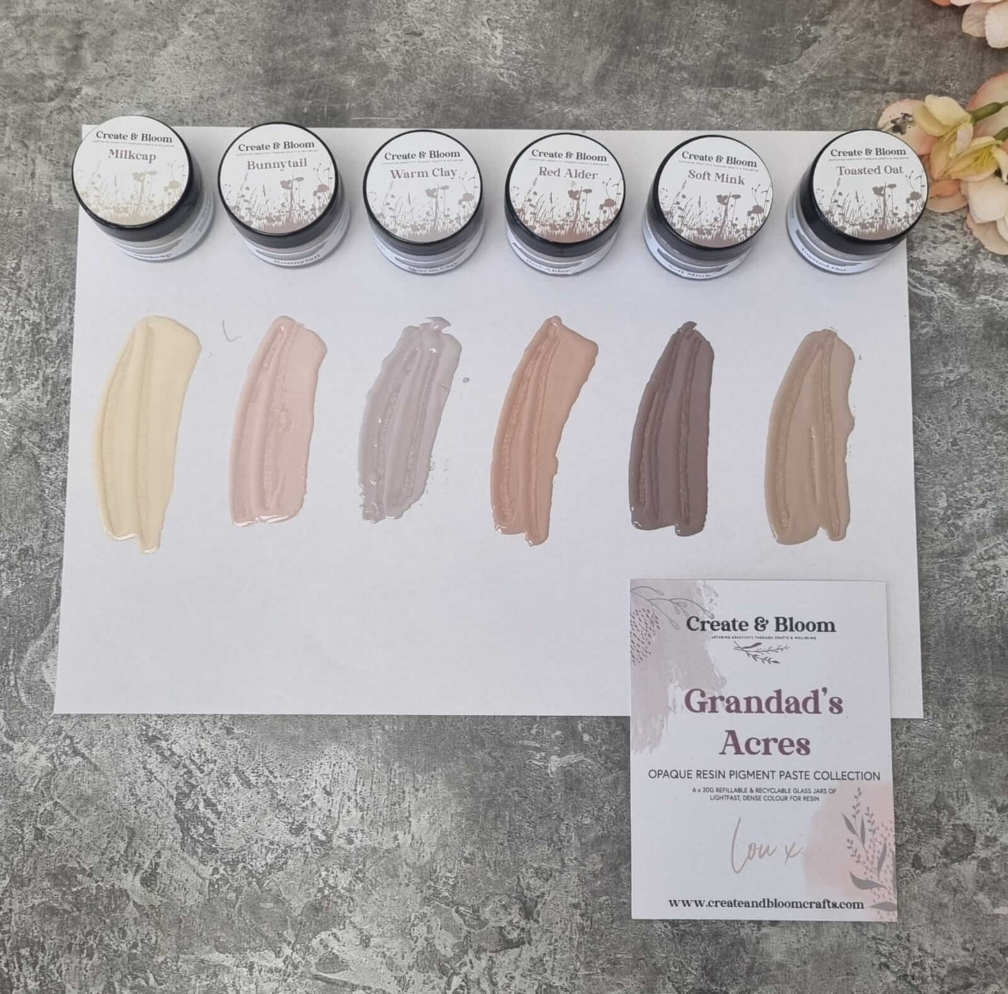Opaque Resin Beige Pigment Paste Bundle: Grandad's Acres!