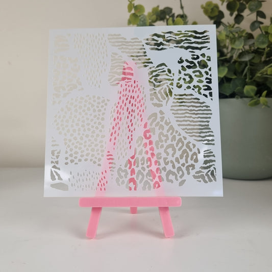 Create & Bloom Stencil: Wild Marks!