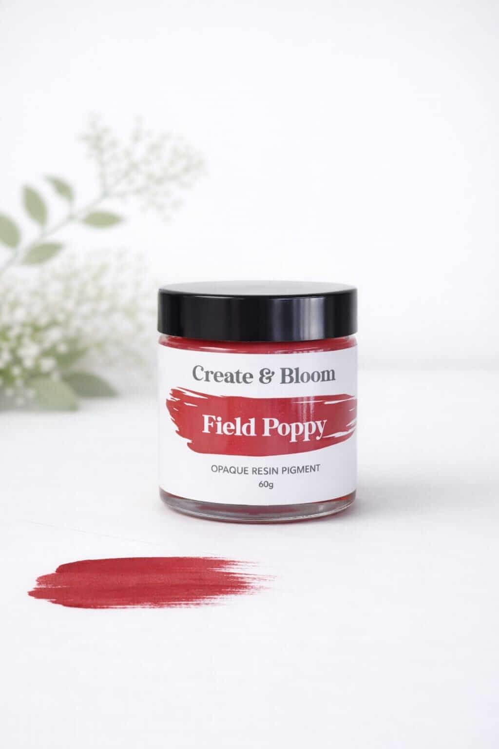 Opaque Resin Pigment: Field Poppy Red