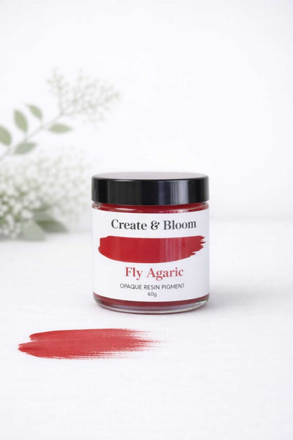 Opaque Resin Pigment: Fly Agaric Red
