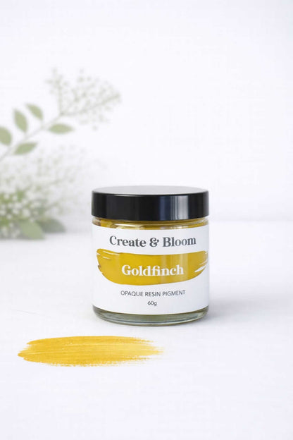 Opaque Resin Pigment: Goldfinch Yellow