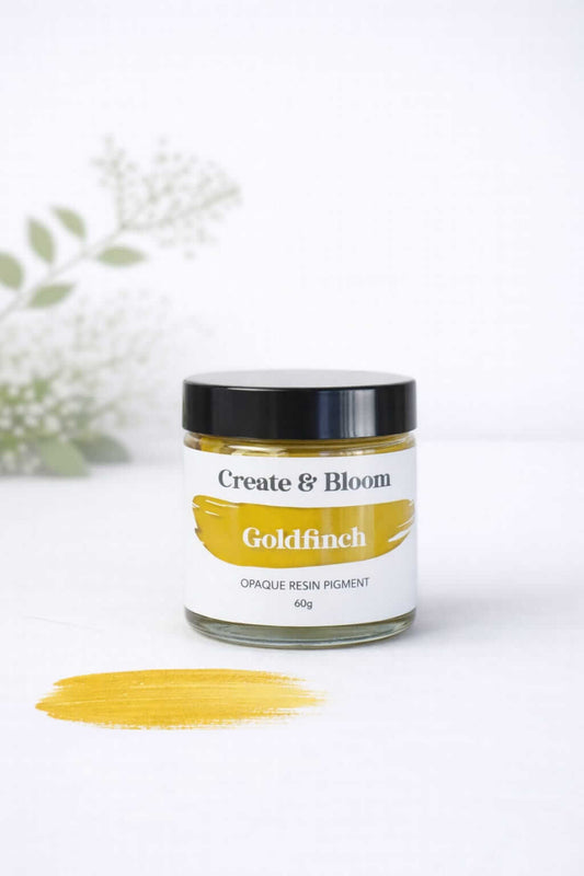 Opaque Resin Pigment: Goldfinch Yellow
