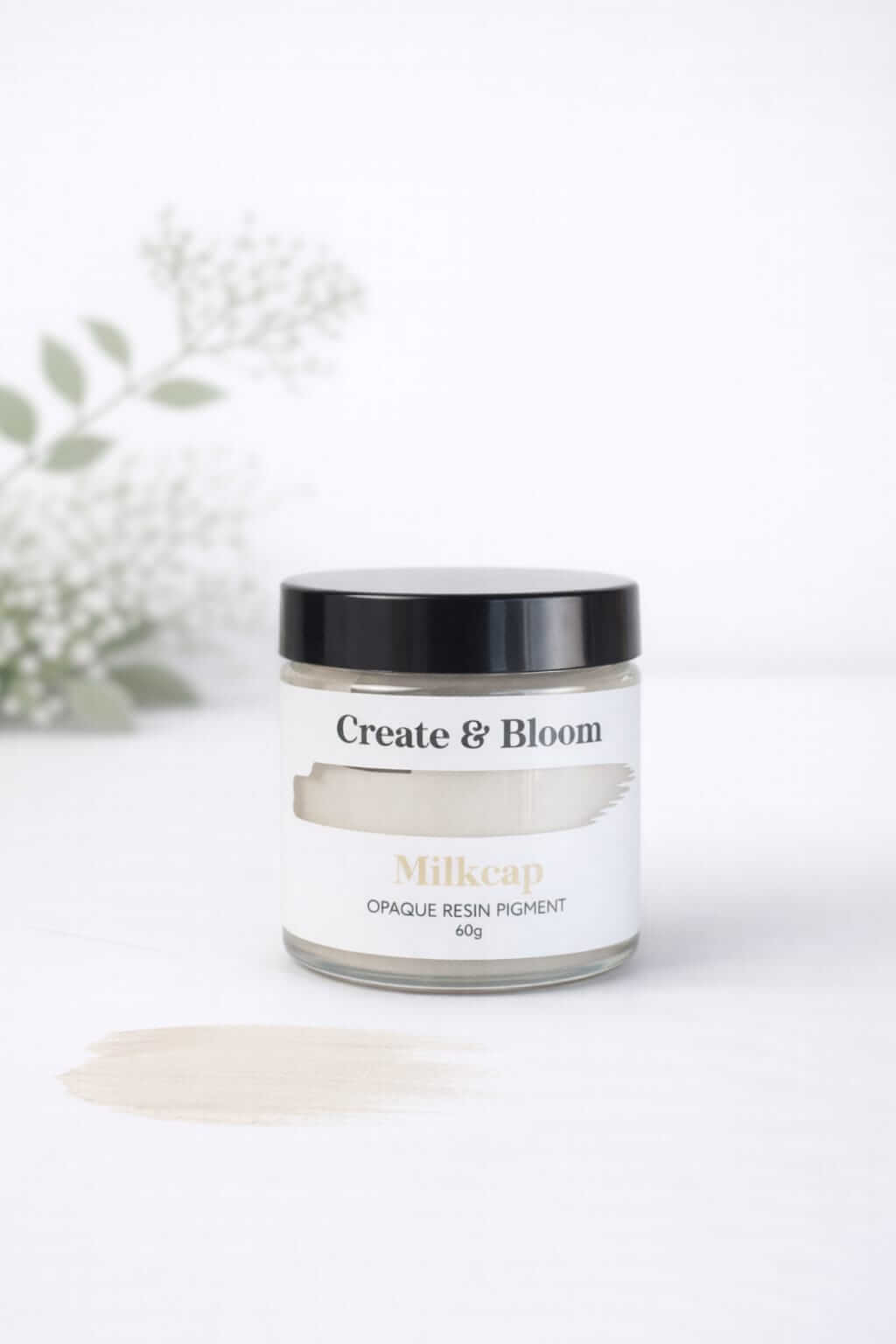 Opaque Epoxy Resin Pigment: Milk Cap!