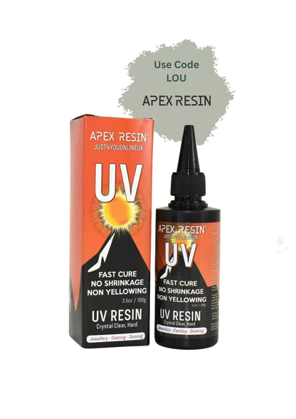 UV resin
jewellery resin
doming resin
bezel resin
fast cure UV
high viscosity UV resin
bubble free UV resin
crystal clear resin
resin supplies
non yellowing resin