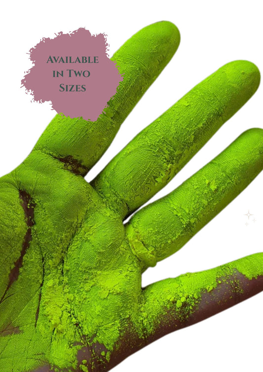 Laser Lemon Yellow neon pigment powder for resin art and Eco Pour and resin crafts