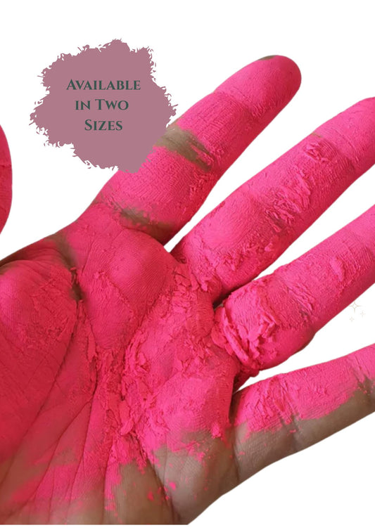 Bright neon pink pigment dust for resin and jesmonite crafts