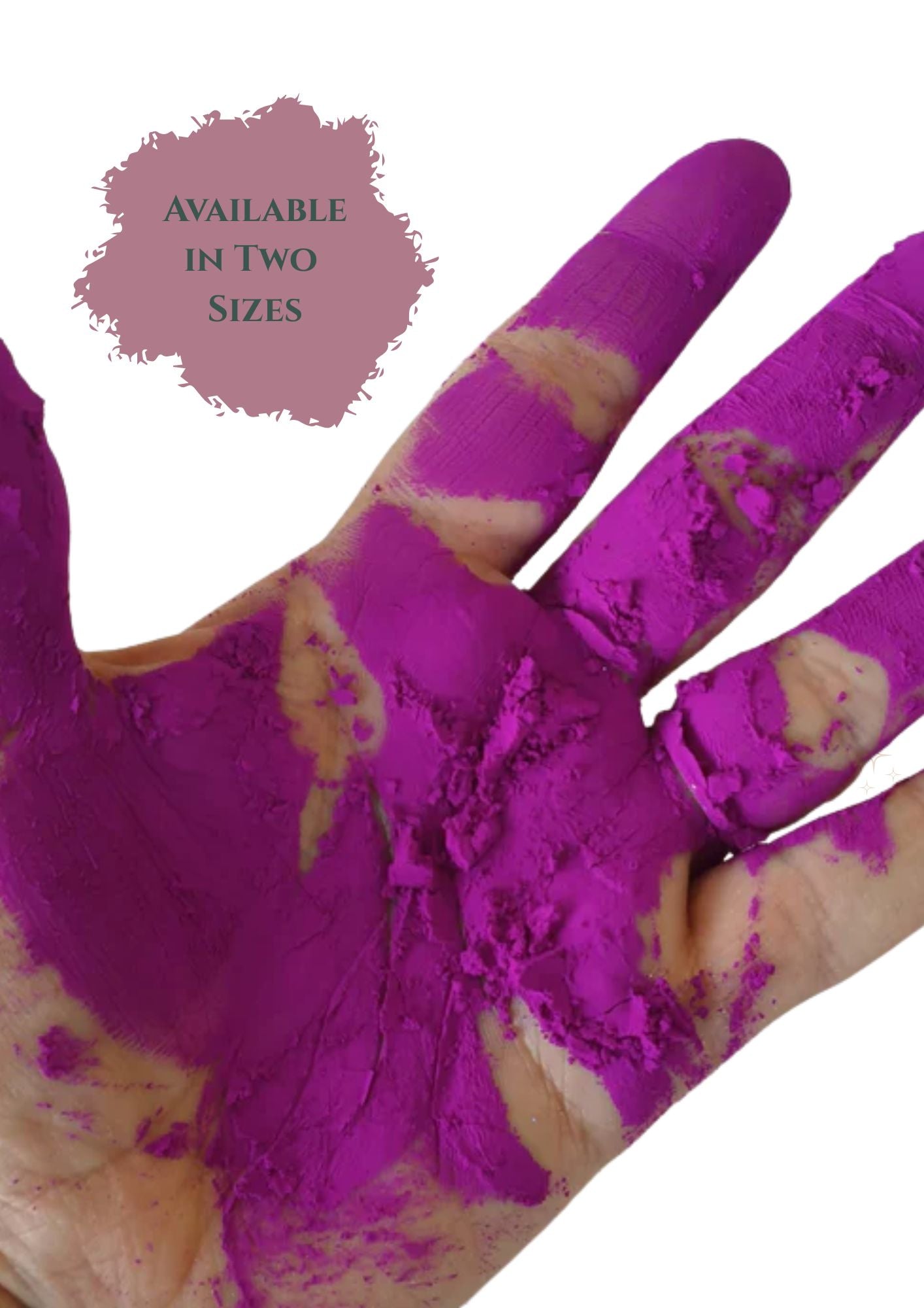 Bright neon purple pigment dust for resin and Eco Pour crafts.