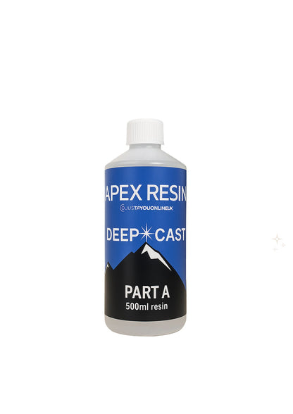 Apex Crystal Clear Deep Pour Epoxy Resin – Ultra-Hard, Glass-Like 1:1 Formula for Deep Casting (Up to 30cm)!