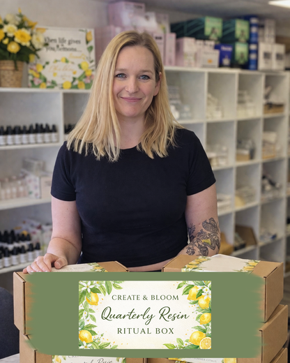 Create & Bloom Resin Ritual Box 'Issue One' – Epoxy Resin Craft Experience