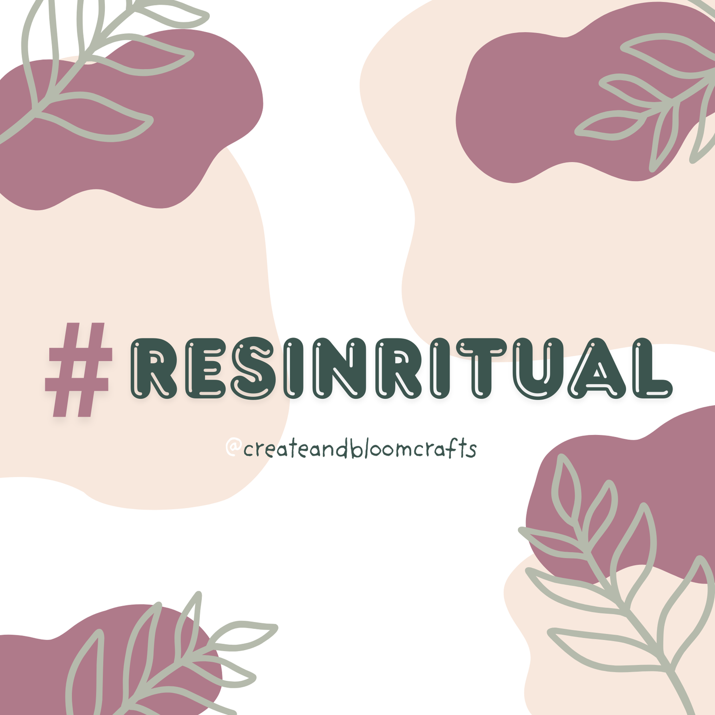 Create & Bloom Resin Ritual Box 'Issue One' – Epoxy Resin Craft Experience