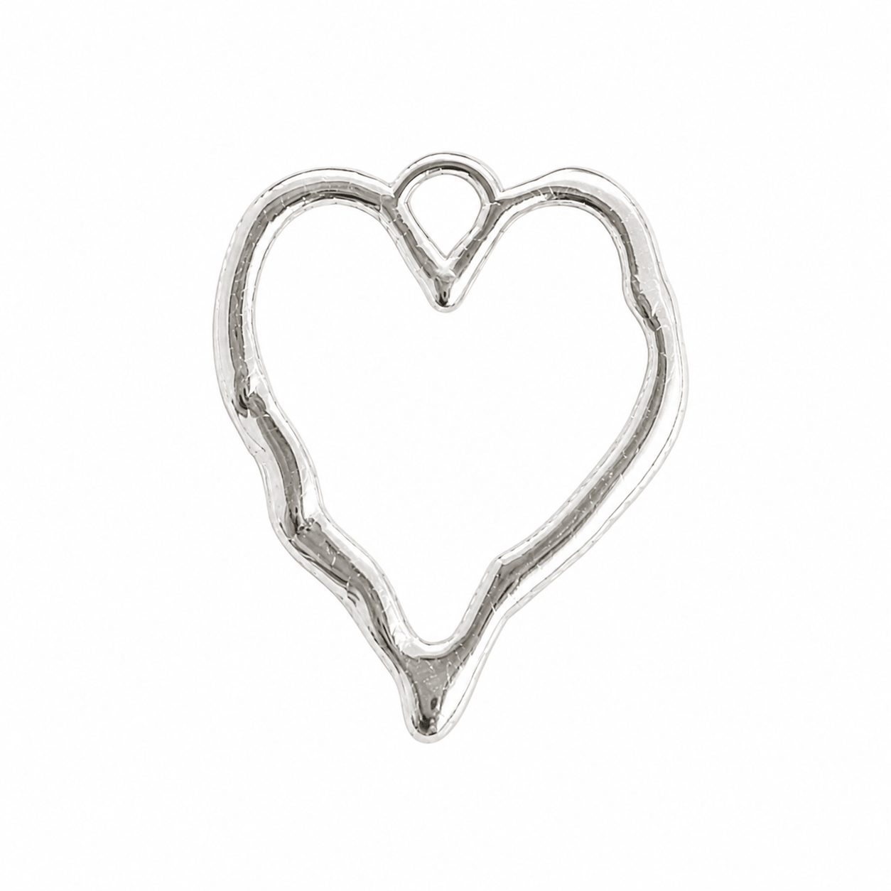 rustic heart bezel for resin