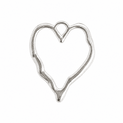 rustic heart bezel for resin