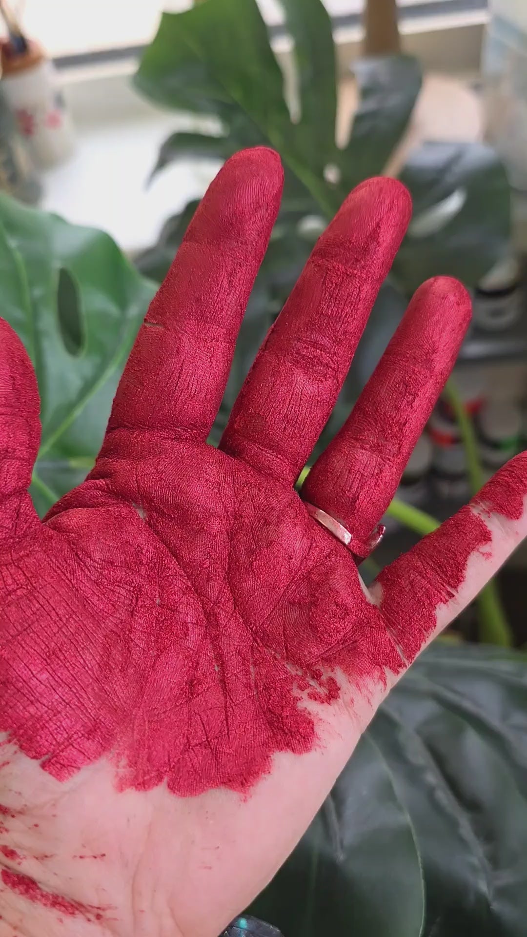 Christmas red, mica red, intense red, bright red mica - red for resin, rich red
