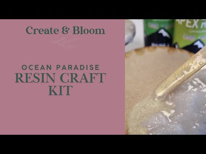 Ocean Paradise Resin Art Craft Kit : Epoxy Resin Beach Art Kit
