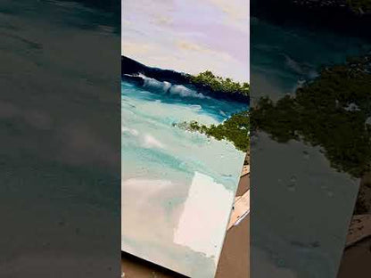 Aluminium Board for Mixed Media and Pouring Arts: One Square Board 50cm x 50cm