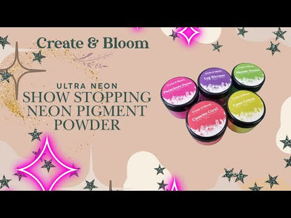 Mixed Media Neon Popping Mica: Laser Lemon!