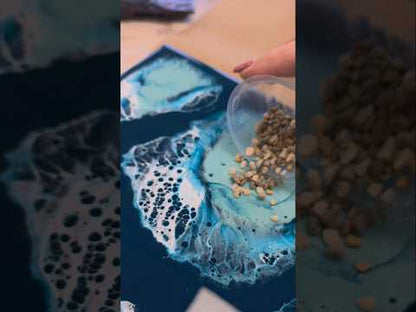 The Art of Fluid Seas – Apex Resin Epoxy Art Class Inspired by Abstract Ocean Flow