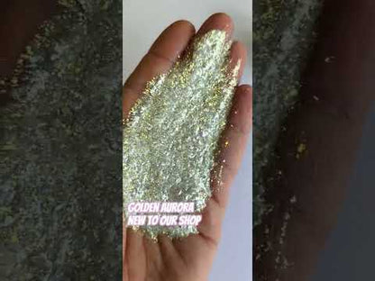 Golden Aurora Reflections Divine Iridescent Glitter!