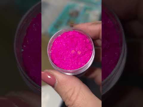 Neon Pink Matt glitter for resin and crafting, in the pot