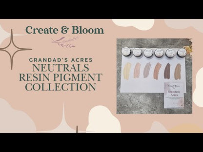 Opaque Resin Beige Pigment Paste Bundle: Grandad's Acres!