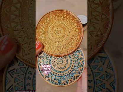 ONE MOULD Silicone Mould for Resin Crafts: Zen Mandela Coaster!