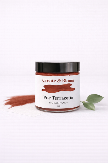Eco-Resin Pigment: Poe Terracotta