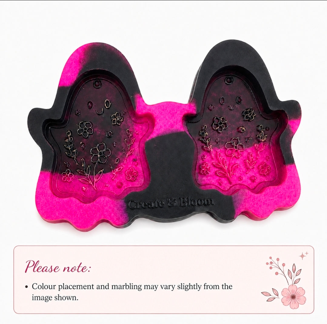 Boo Ghost Silicone Mould / mold – Halloween Epoxy Resin Mould