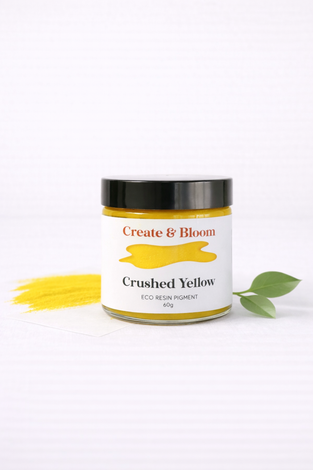 Eco-Resin Pigment: Crusoe Yellow