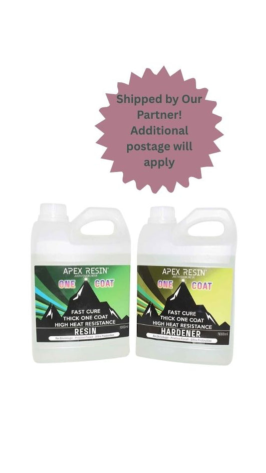 Apex Resin Fast Cure epoxy resin kit – high viscosity clear resin for art and coasters