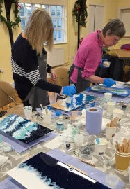 Coastal Resin Art Masterclass Art Masterclass for Beginners - In the Bloom Cotswolds Studios - Sat 6th June 10am - 4pm