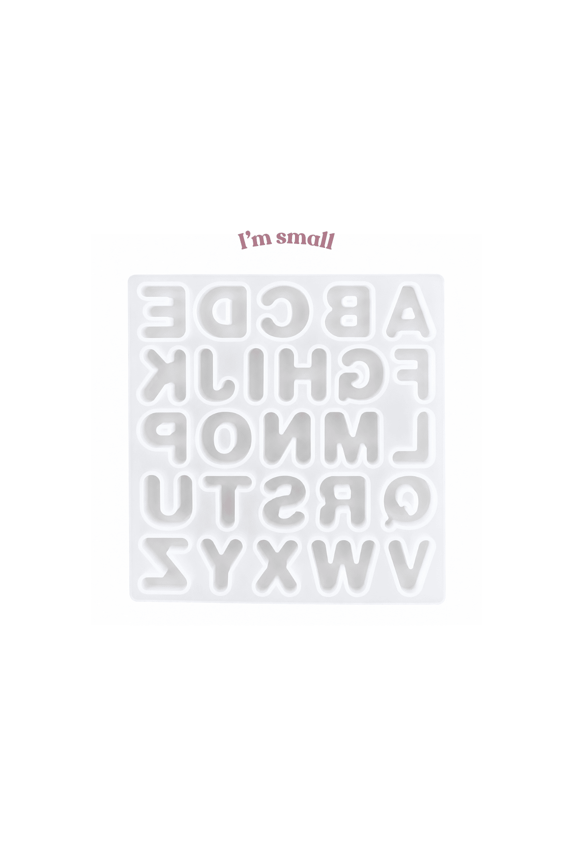 alphabet mould
silicone mould